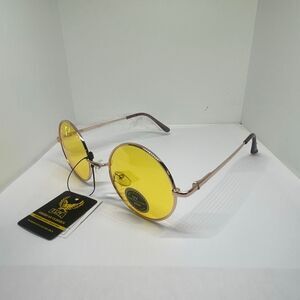 USA American Classics Round Sunglasses Retro Vintage Style UV400 Eyewear